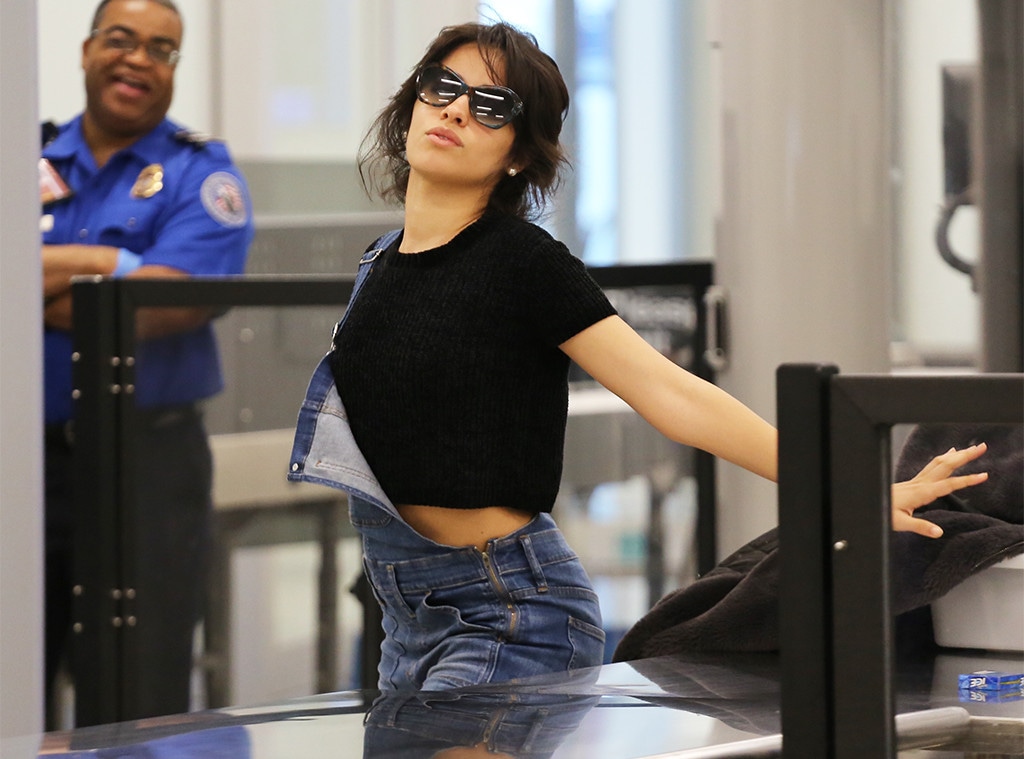 Camila Cabello Jokes About Her Airport Security Photo Shoot - E! Online